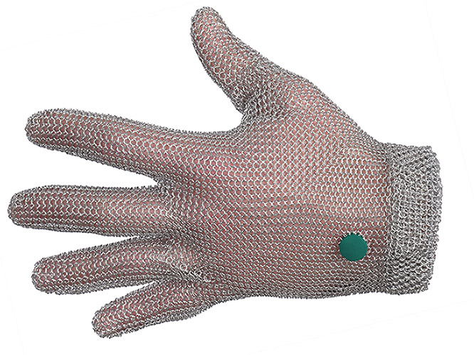 gants anti-coupure cottte de maille XS main gauche