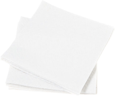 carton de 3000 (12 paquets de 250) serviettes en papier ouate 1 pli décalé pour distributeur incliné, format plié 14,5x14,5 cm, blanc
