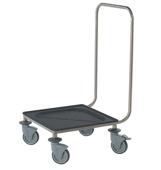 SOCLE ROULEUR POUR CASIERS DE LAVAGE